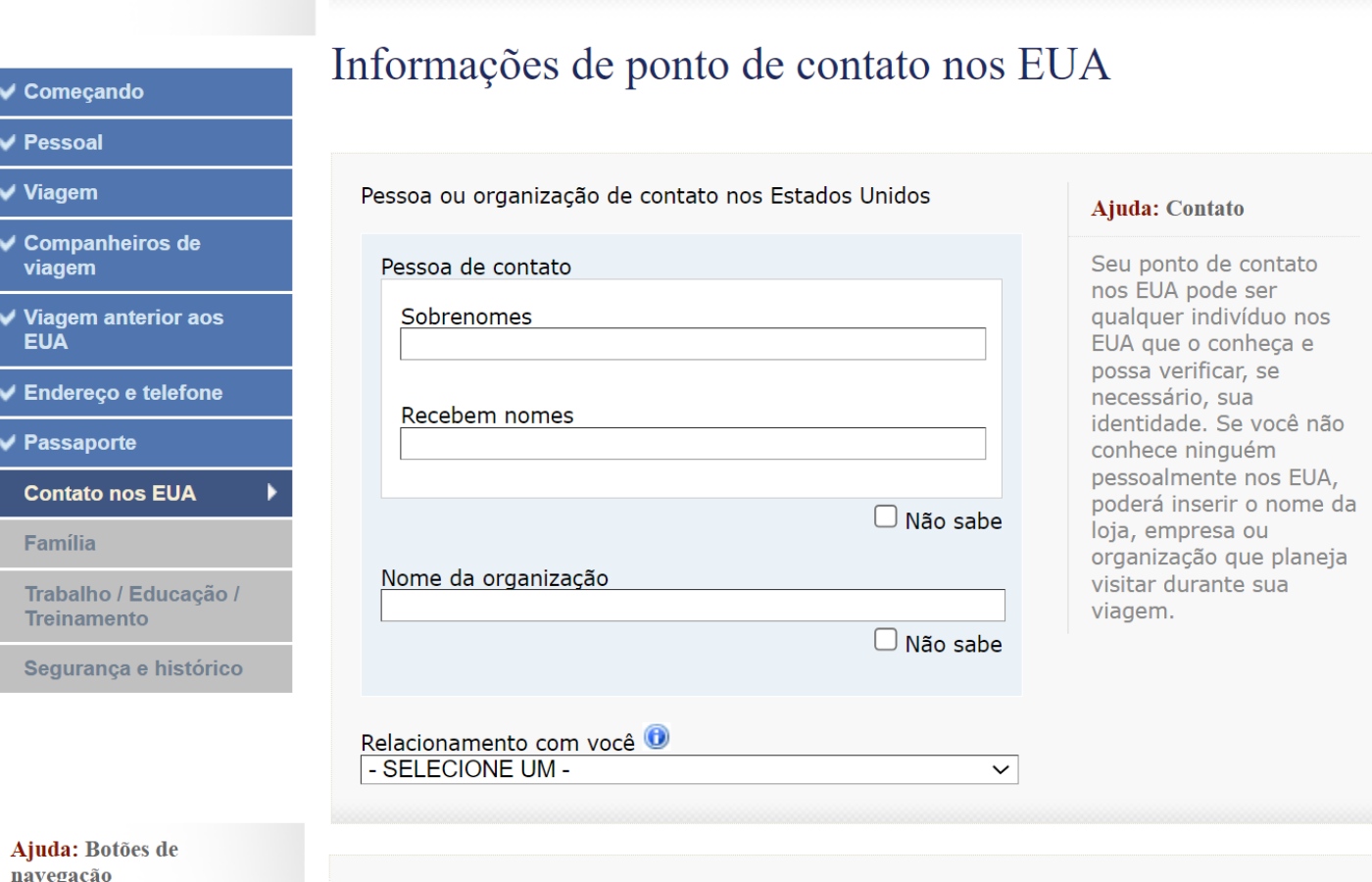 formulario ds 160 em portugues passo a passo 9