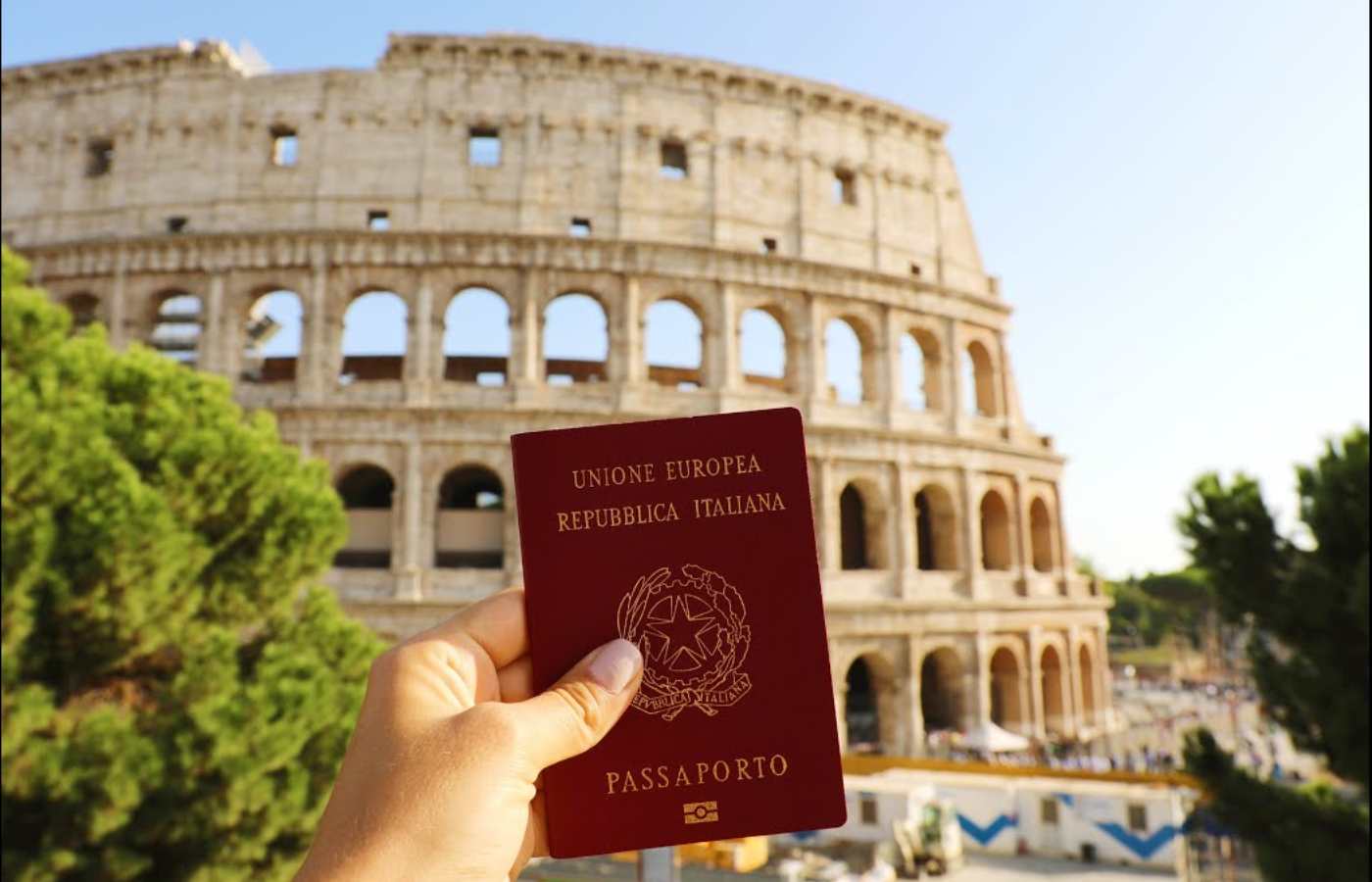 Pessoa com cidadania italiana em Roma