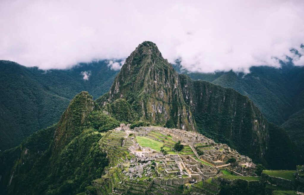 Sítio arqueológico de Machu Picchu.