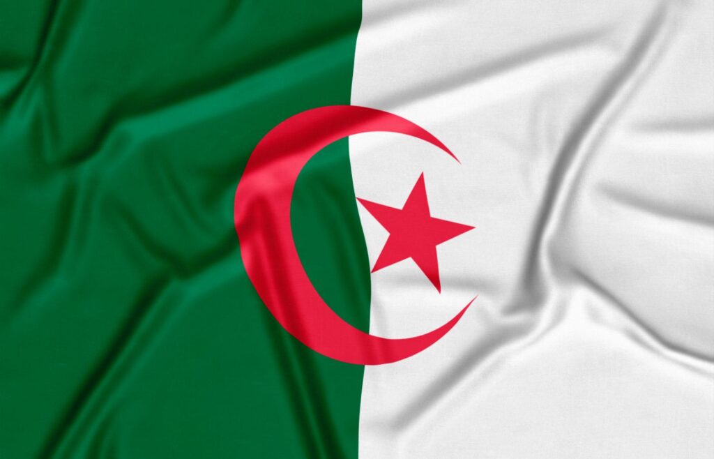 Bandeira da Argélia.